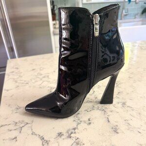 Nine West Patent Leather Booties-almost new